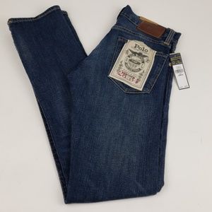 Polo Ralph Lauren Men's Blue Jeans Pants Sz 28 New